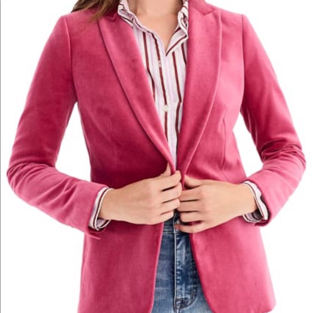 NWOT Jcrew parke velvet blazer